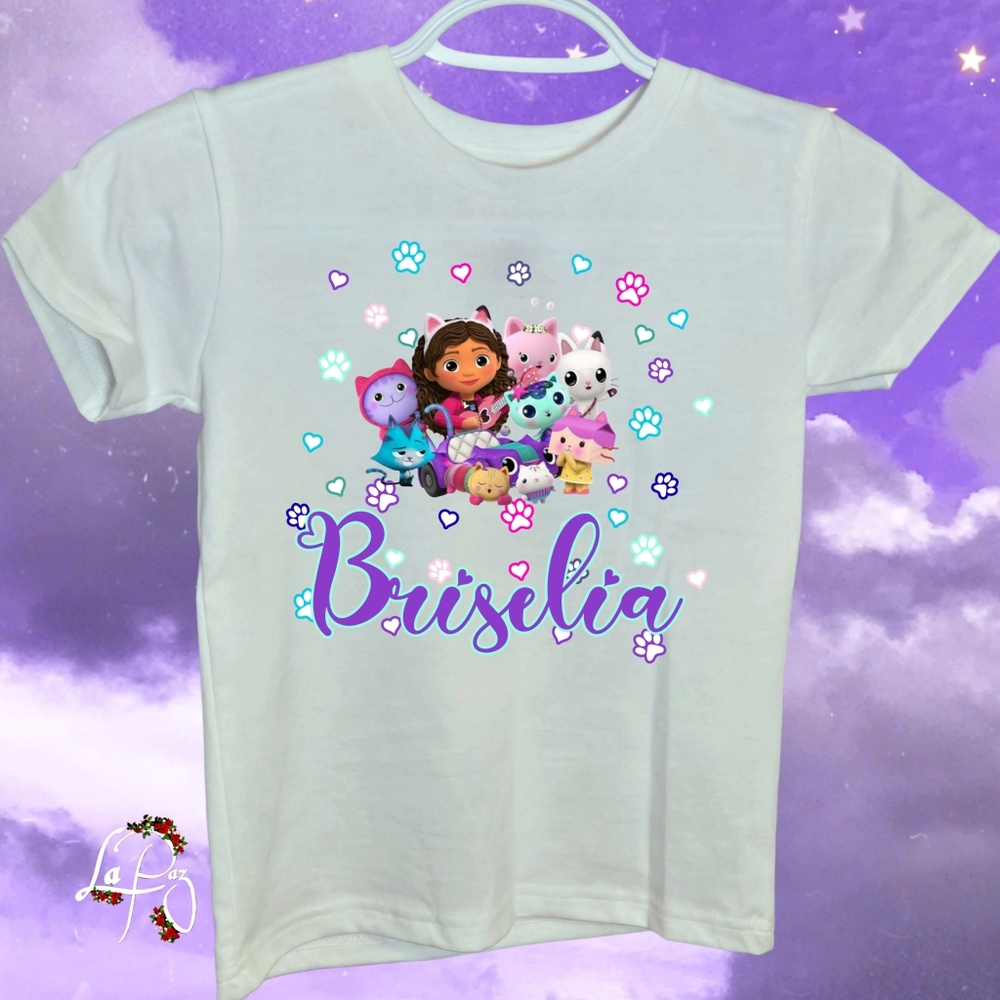 Personalized Name!! Gabbys playhouse girls shirt